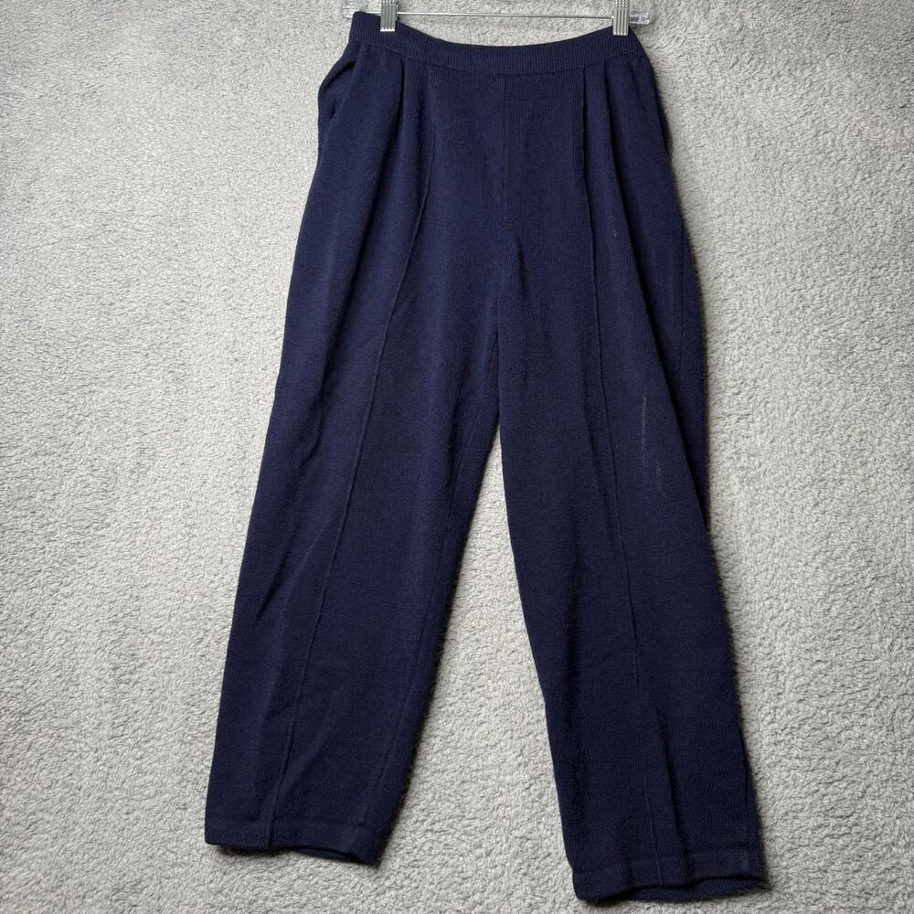 St Johns Pants Basics Women’s 10 Blue Pleated Capris